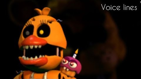 Adventure nightmare Chica all voice lines