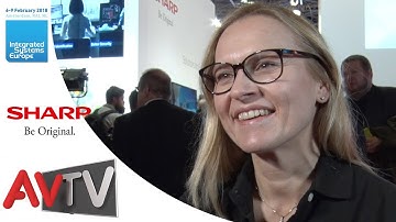 Sharp launches its first 4K BIG PAD at ISE 2018