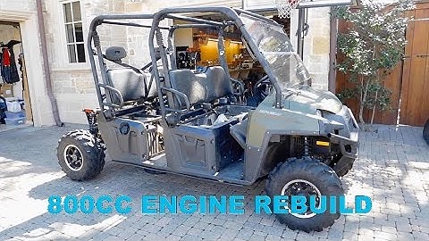 Polaris Ranger 800 Engine Rebuild Part 1: Removal and Disassembly