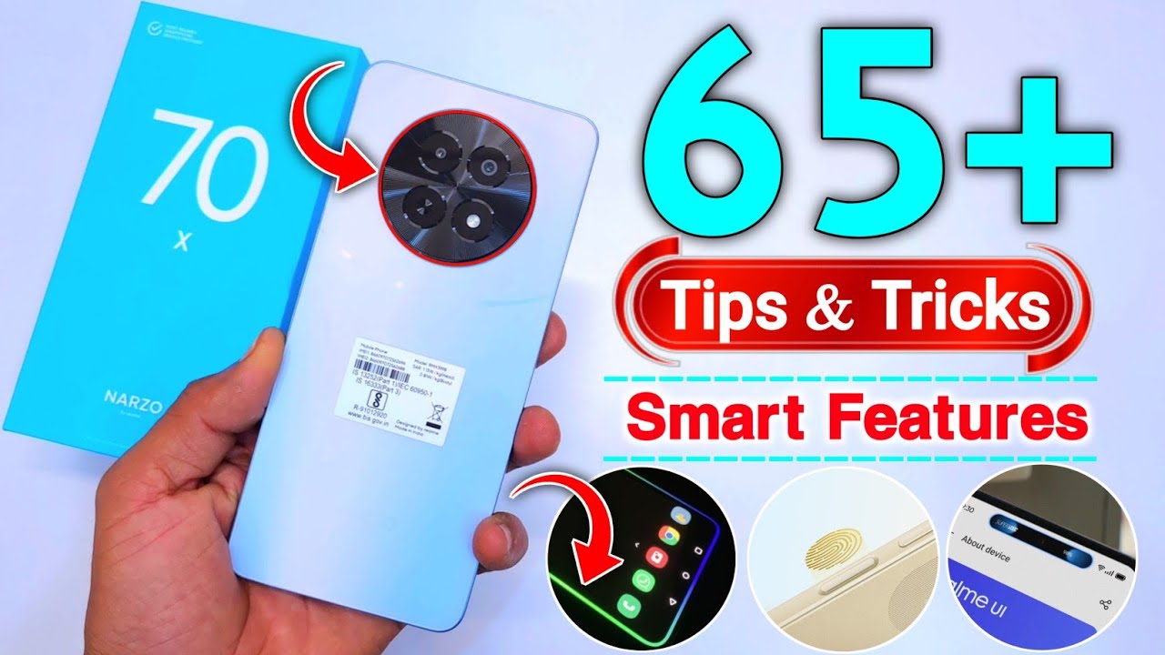 Realme Narzo 70x Tips and Tricks _ 65++ Hidden Features | Realme Narzo ...