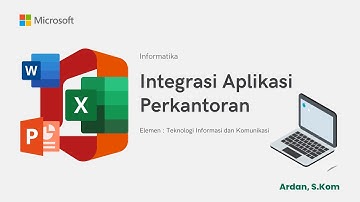Integrasi Ms  Office Powerpoint dan Ms  Office Excel