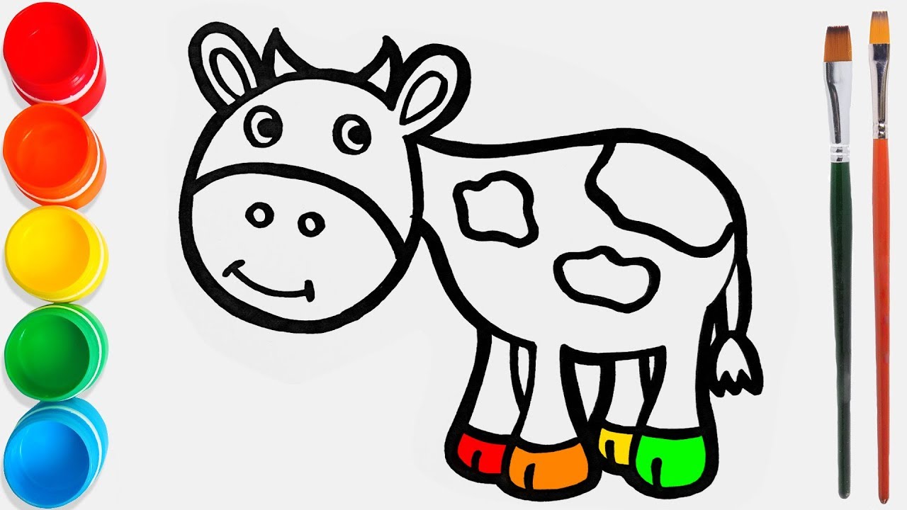  Cara  Menggambar  dan Mewarnai Lembu Mainan 43 Video 