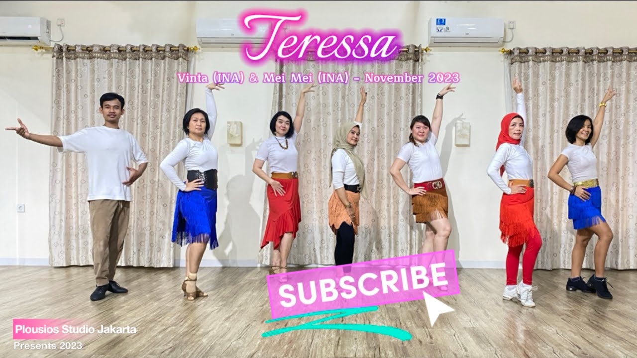 Teressa - Line Dance || Demo by Plousios Studio