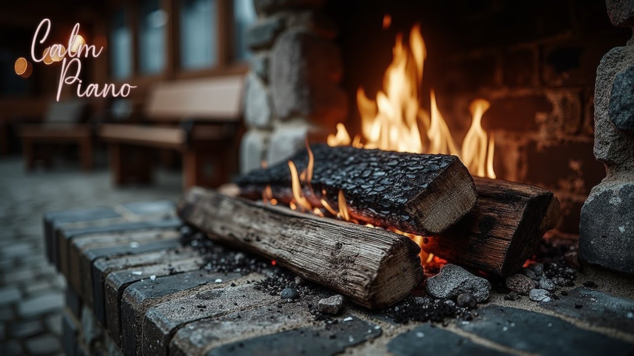 Уютная каминная инструментальная музыка для релаксации
