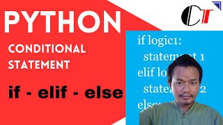 Beginner to Intermediate Python - Step by Step (Burmese / မြန်မာ) (15): Write Conditional Statement
