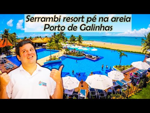 SERRAMBI RESORT PÉ NA AREIA NA ÁREA  DE PORTO DE GALINHAS