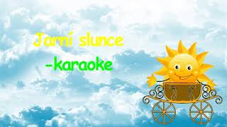 Jarní slunce - karaoke