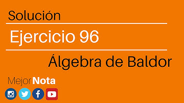 Solución ejercicio 96 Álgebra de Baldor