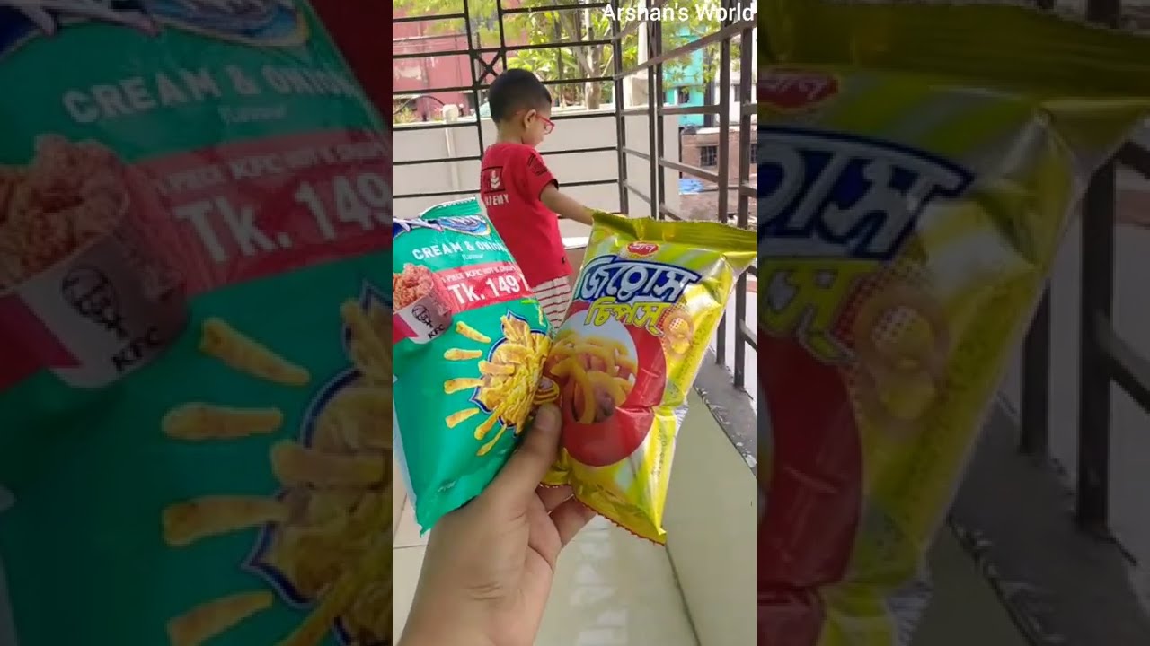 Cute baby arshan chooses chips🍟 or kurkure👌😍🙈😁🥰😘