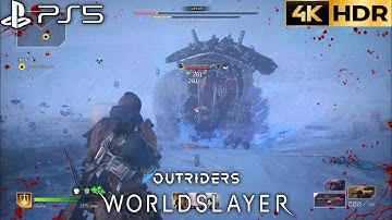 Omens Access the Pod OUTRIDERS WORLDSLAYER DLC Devastator Gameplay Walkthrough PS5 4K 60FPS HDR