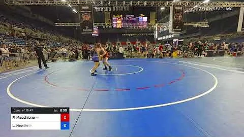 220 Lbs Consi Of 16 #1 - Peter Talon Macchione, Alaska Vs Landon Newlin, Oklahoma F10f