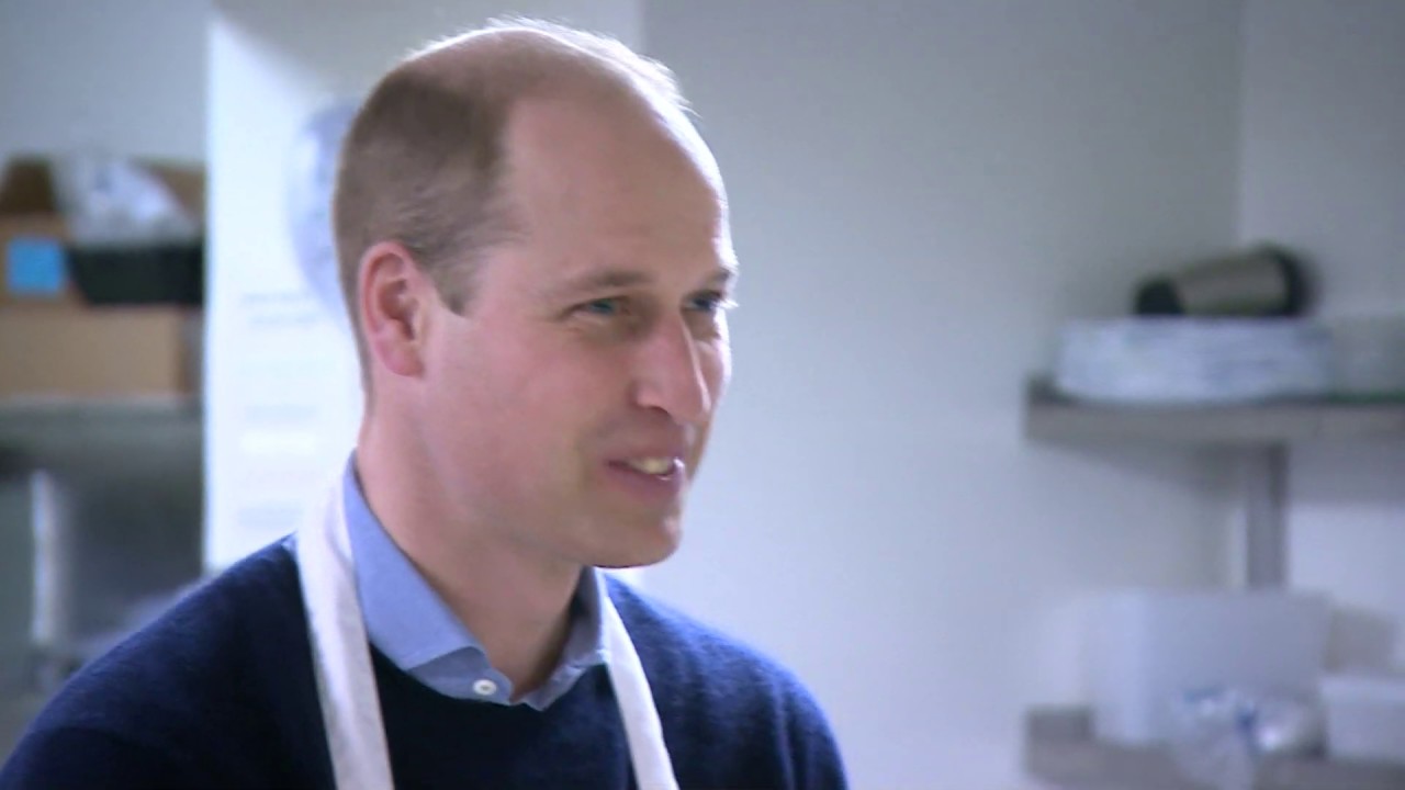 Prince William serves food at homeless charity The Passage