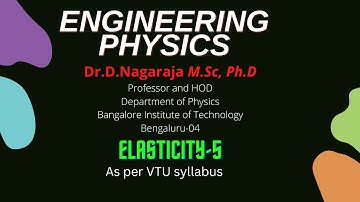 VTU, Engineering physics, Elasticity-4, BIT