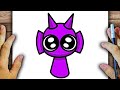 CÓMO DIBUJAR A DURPLE - INCREDIBOX SPRUNKI