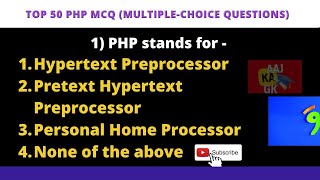 Top 👍 50 PHP MCQs (Multiple-Choice Questions ) PHP Quiz #php #quiz #mcq |PHP Viva #programming screenshot 2
