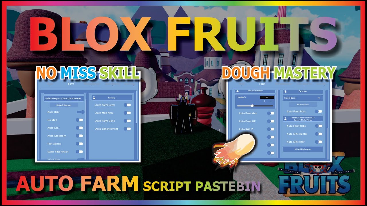 BLOX FRUITS UPDATE 17 PART 3 Script AUTO FARM & AUTO RAID & DF FRUIT  MASTERY & MORE *Pastebin : r/ROBLOXExploiting