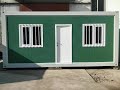 Best shipping container homes  how to build detachable container house