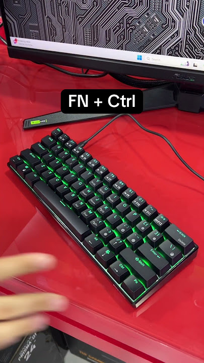 This is how to access BIOS on a 60% keyboard! 🔧💯