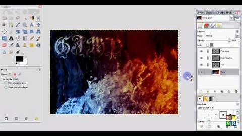 Liquid Fire effect on GIMP