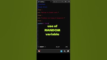 Linux Bash Script RANDOM variable Shell Scripting #linux  #coding #bash