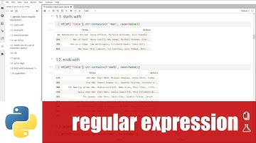 สอน pandas: เทคนิคการใช้ regular expression ในการกรองข้อมูลแบบต่าง ๆ