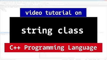 String Class in C++ | Methods and More | CPP Programming Video Tutorial