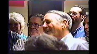 1995 03 02 Harry Liggett newsroom sendoff from the Akron Beacon Journal