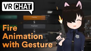 How to fire a gun (or any animation) with gestures in VRChat
