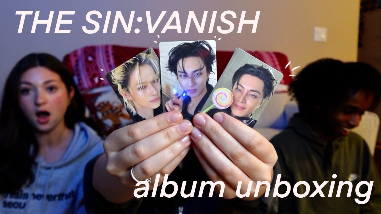 Enhypen's "The Sin:Vanish" album unboxing 💿 (all versions, engene friend group, best. pulls. ever) 🦇