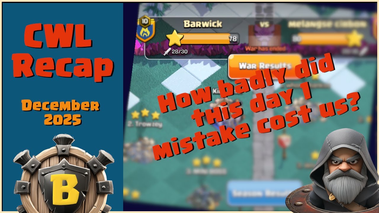 Nearly a Calamity! December CWL Recap