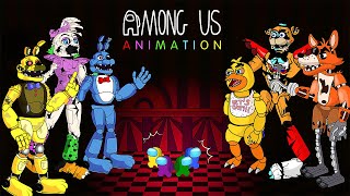 AMONG US vs. FNAF ANIMATRONICS from MOVIE || PKM  ANIMATION