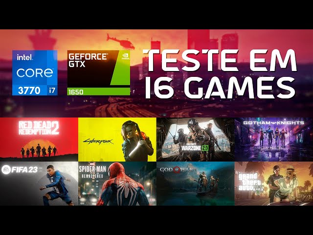 自作PC i7-3770K/GTX1650/32G/SSD512G/Win11 GTX 1650 - i7 3770 em 2023 - Teste Em 16 Jogos 🔹 NEXTPC - YouTube