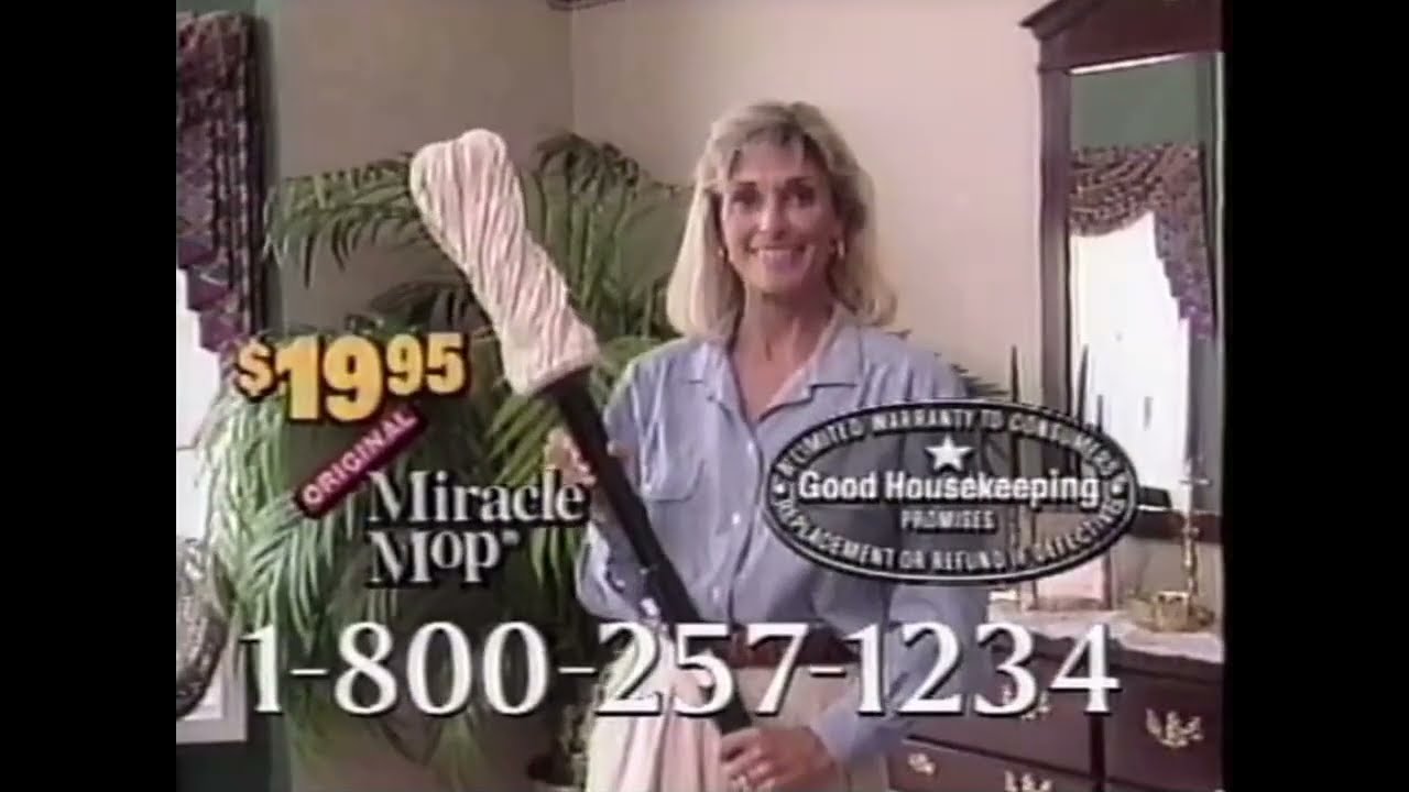 Miracle Mop Commercial 1996 #2