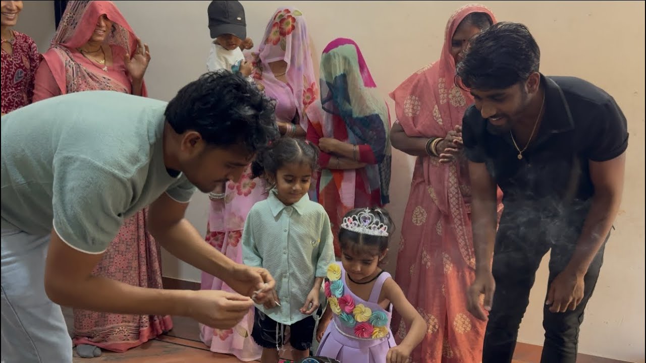 Viyanshi ka birthday 🎂 celebration  🥳 kese kiya 🤔 | Thakor' family vlogs￼