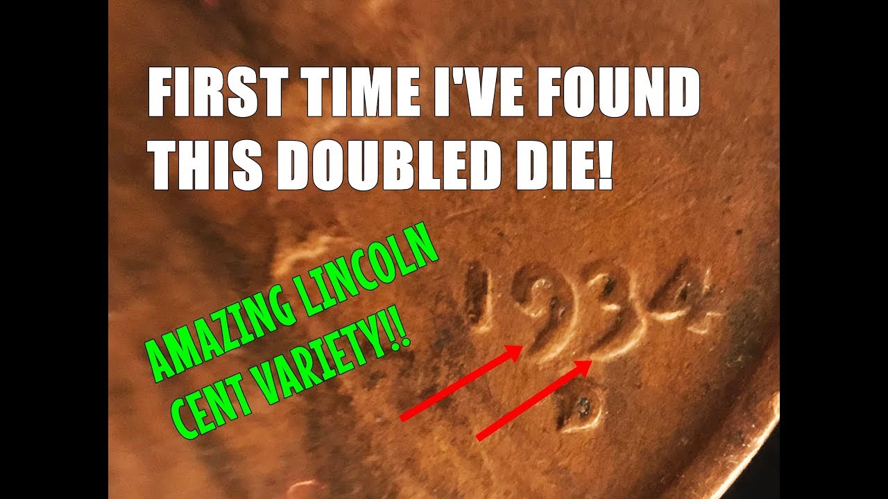 EXCITING 1934 Lincoln Cent Doubled Die Found!  - First Time I've Ever Found One!