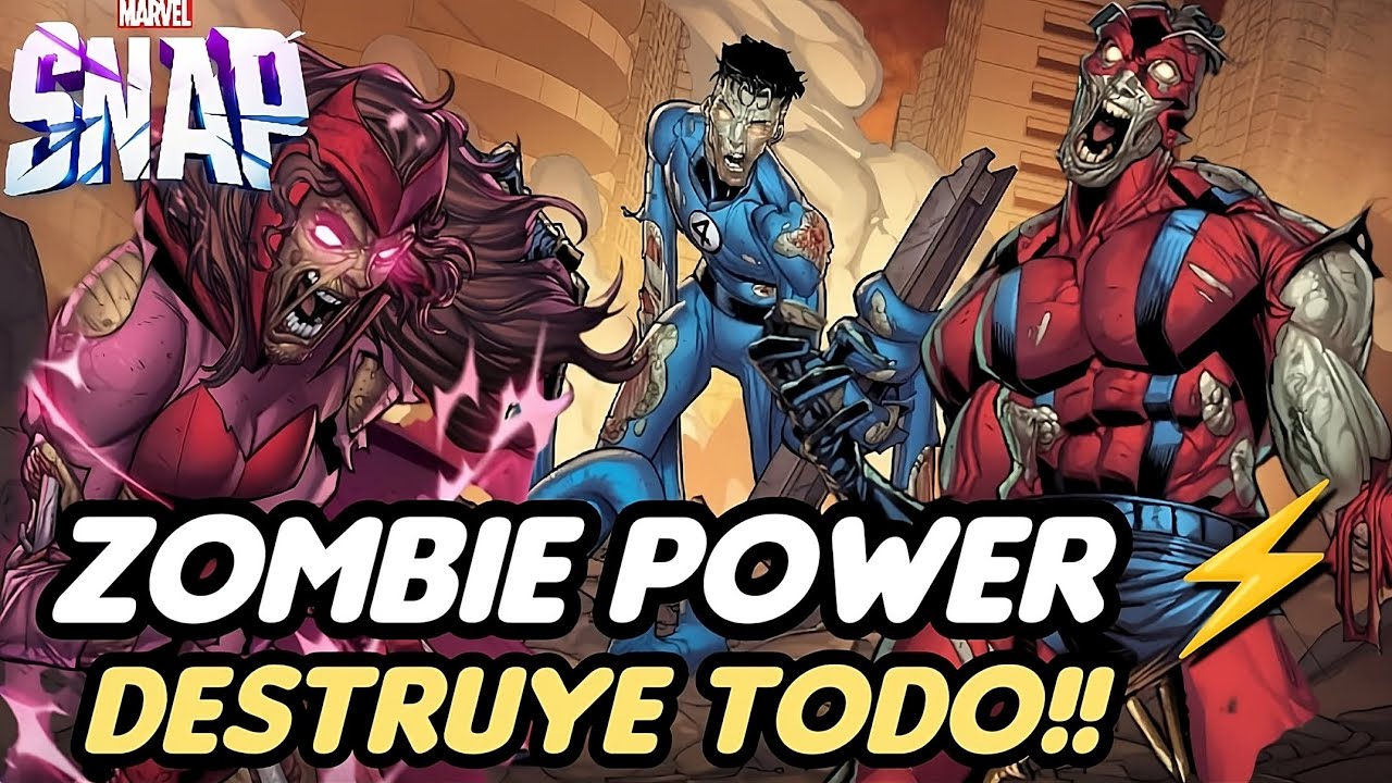 ¡NO PUEDES CREER lo que hace Zombie Mister Fantastic! 🤯 | Marvel Snap INSANE Deck!
