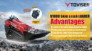 V1000 Skid Steer Loader Advantages | Compact Power & Versatile Performance