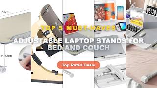 Cheap & Best Adjustable Laptop Stands For Bed And Couch Unboxing & Review - Laptop Bed Tray Table Ad
