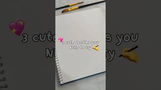3 Cute Doodles in 15 Seconds ✨🐻 | Easy Doodle Ideas #shorts
