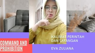 Memahami Kalimat perintah dan larangan dalam BAHASA INGGRIS (command and prohibition)