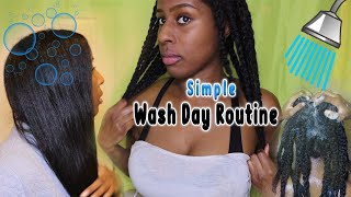 Simple Wash Day Routine for Long Healthy Hair Growth