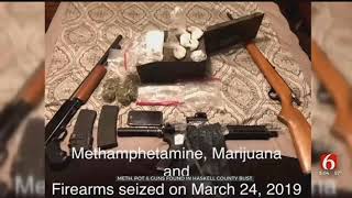 Half Pound Of Meth And 4 Guns Found In Haskell County Drug Bust