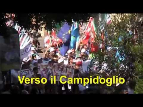 Sciopero storico dipendenti Roma Capitale. 6 giugno 2014. SenzaBarcode