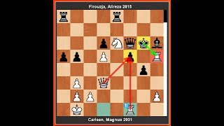 Magnus Carlsen vs Alireza Firouzja | Champions Chess Tour Julius Baer Generation Cup - GAME 3.1