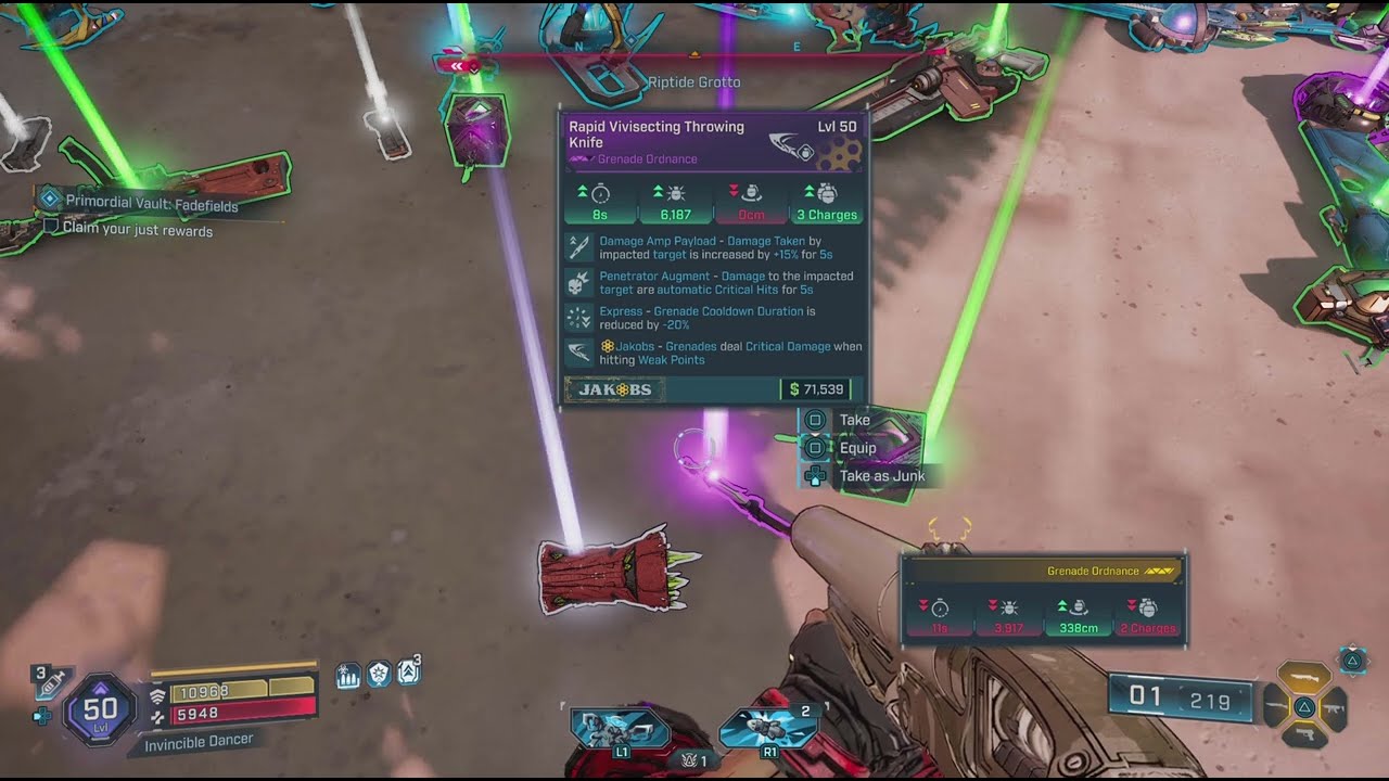 Borderlands4 "crit knife"