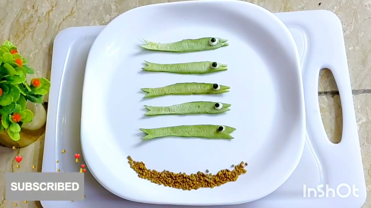 Creative Cucumber Fish|Fruit Curving ideas|Eat with Art