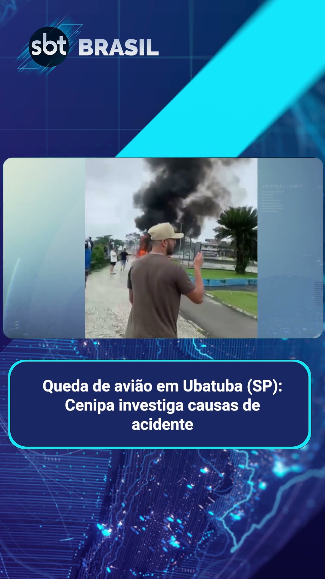 Queda de avião em Ubatuba (SP): Cenipa investiga causas de acidente | SBT Brasil (09/01/25)