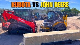 John Deere 317g Vs Kubota SVL 75 3 With Lifting Demo