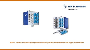 Recab Modular Industrial Patch Panel MIPP For Harsh Industrial Environments. Belden / Hirschmann