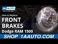 How to Replace Front Brakes 1994-2002 Dodge RAM 1500